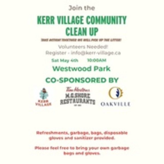 Kerr Village Community Clean Up